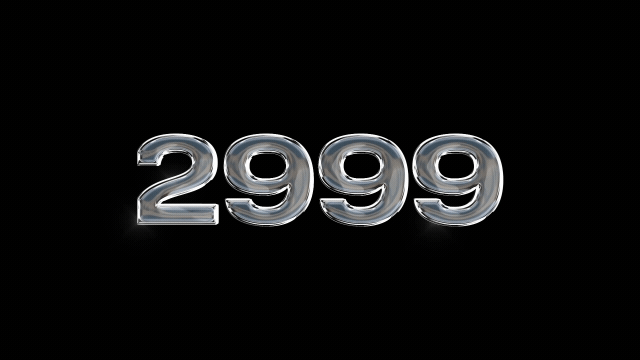 2999 Chromed Logo
