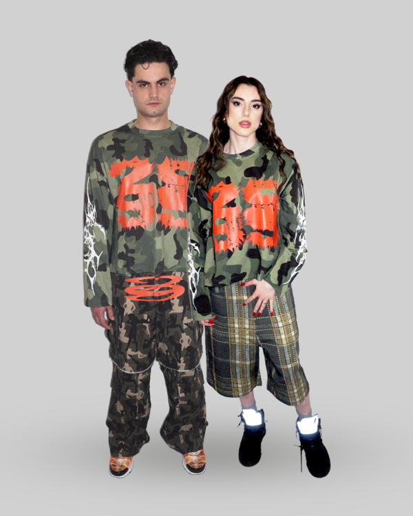 LONGSLEEVE CAMOUFLAGE CON STAMPE - immagine 5