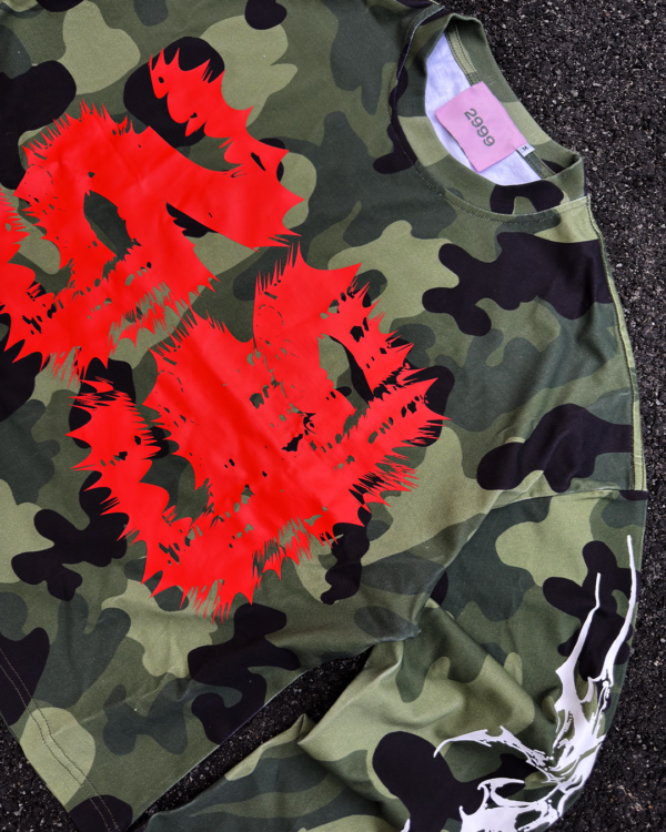 LONGSLEEVE CAMOUFLAGE CON STAMPE - immagine 4