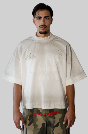 T-SHIRT CON LOGHI RICAMATI