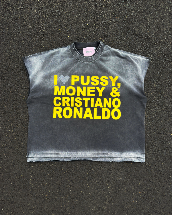 T-SHIRT SMANICATA CON STAMPA - immagine 2